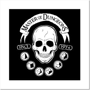 Master of Dungeons Motorcycle Patches Posters and Art